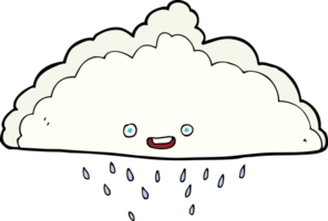 cartoon rain cloud png