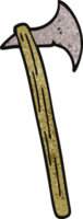 cartoon doodle long axe png