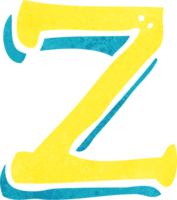 Zeichentrickbuchstabe z png