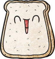 cartoon slice of bread png