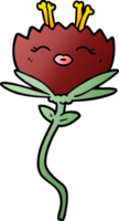 happy cartoon flower png