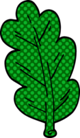 hoja de garabato de dibujos animados png