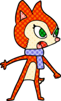 Cartoon Chipmunk mit Schal png