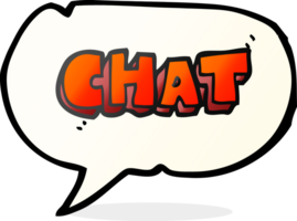 hand drawn speech bubble cartoon chat symbol png