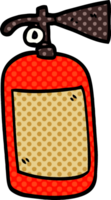 cartoon doodle fire extinguisher png