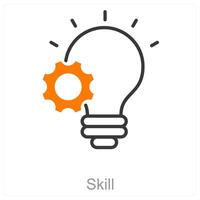 Skill and ability icon concept vector