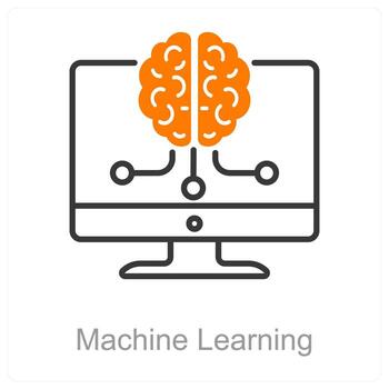 máquina aprendizaje y clasificación icono concepto vector