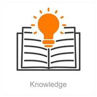 Knowledge and learning icon concept vector