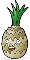 cartoon gelukkige ananas png