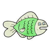 hand retro cartoon funny fish png