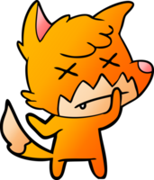 cartoon dead fox png