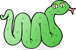 serpiente de dibujos animados divertido png