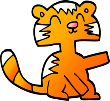 cartoon doodle happy cat png