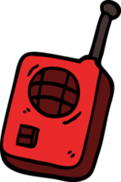 Cartoon-Doodle-Walkie-Talkie png