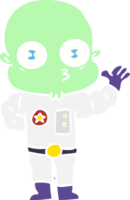 waving weird bald spaceman png