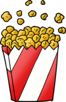 Cartoon-Kino-Popcorn png