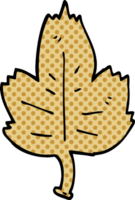 hoja de garabato de dibujos animados png