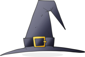 hand drawn cartoon witch hat png