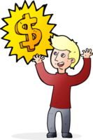 Geld verdienen Cartoon png