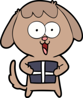 perro de dibujos animados lindo png