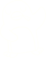 disegno del gesso del pinguino fumante png