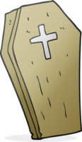 cartoon spooky coffin png