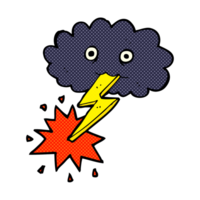 cartoon storm cloud png