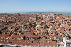 Mantova Italy 10 09 2023 . Red tiled roofs in the city of Mantua. photo