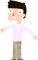 cartoon shocked man png