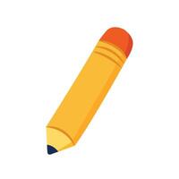 Pencil write tool icon on white background vector