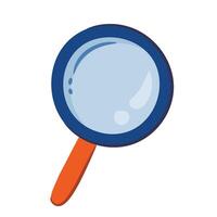 Magnifying glass tool icon isolated vector