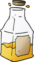 cartoon doodle drink in decanter png