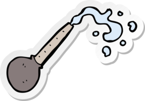 sticker of a cartoon pipette png
