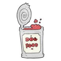 textured cartoon dog food png