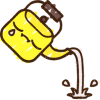 Pouring Kettle Chalk Drawing png