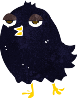 lustiger Cartoon-Vogel png