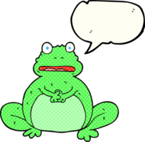 comic book speech bubble cartoon frog png