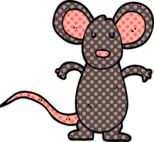 dessin animé doodle souris rat png