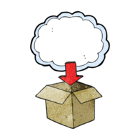 textured cartoon download from the cloud symbol png