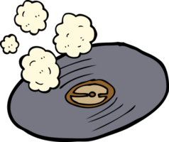 cartoon magic old vinyl record png