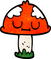 caricatura, garabato, venenoso, toadstool png