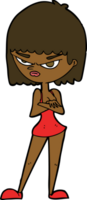 cartoon angry woman png