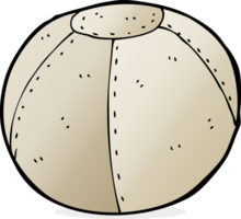 cartoon old stitched football png