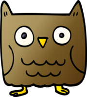 funny cartoon doodle owl png