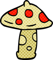 cartoon doodle toadstool png