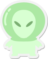 kleiner Alien-Aufkleber png