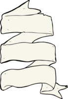 Cartoon dreischichtiges Scroll-Banner png