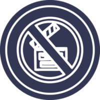 no filming circular icon png