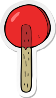 sticker of a cartoon lollipop png