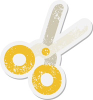 pair of scissors grunge sticker png